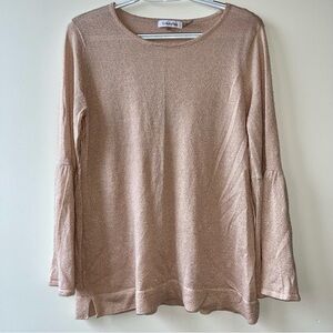 Calvin Klein blush pink sparkle sweater